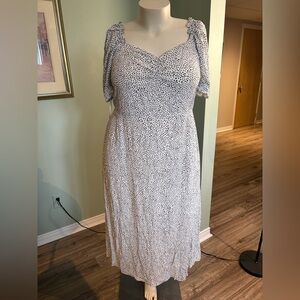 104. Addition Elle Black and White Maxi dress